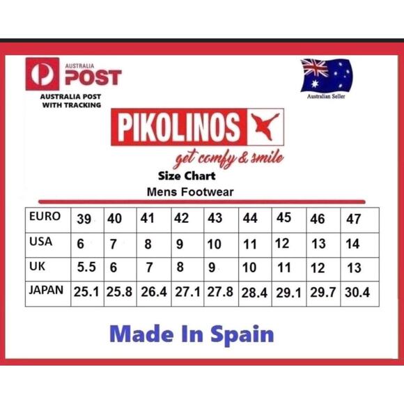 PIKOLINOS Aranda Men's Leather Low Top Lace-Up Trainer Sneaker Shoes EU 41 US 8 - Picture 13 of 13